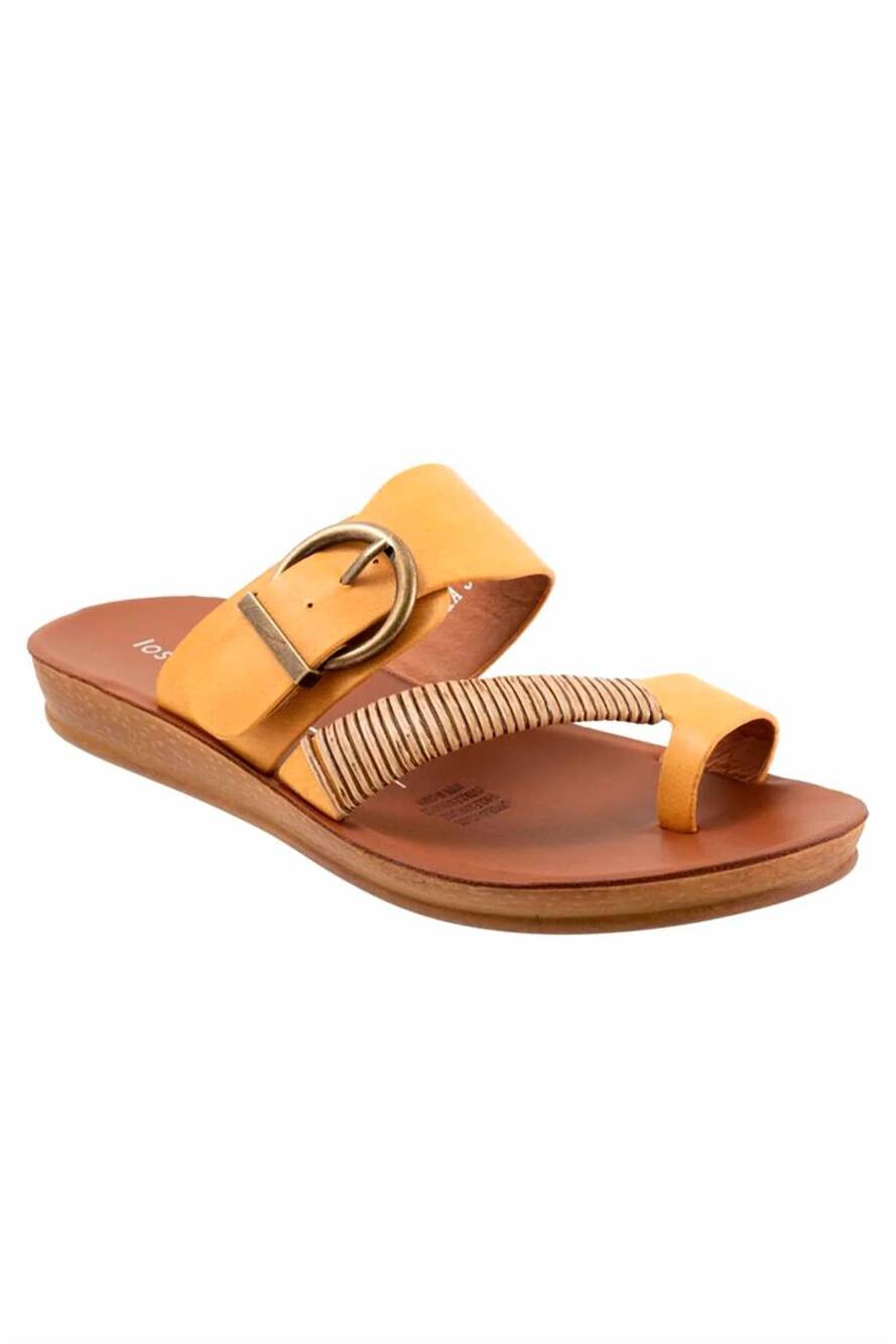 NEW LOS CABOS women's bria sandals in mustard